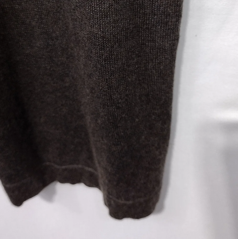 Banana Republic Silk Cashmere Sweater Mens L Brown Office Career Retro Y2K - Picture 5 of 9
